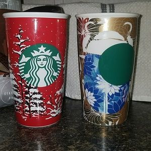Ceramic Starbucks to go